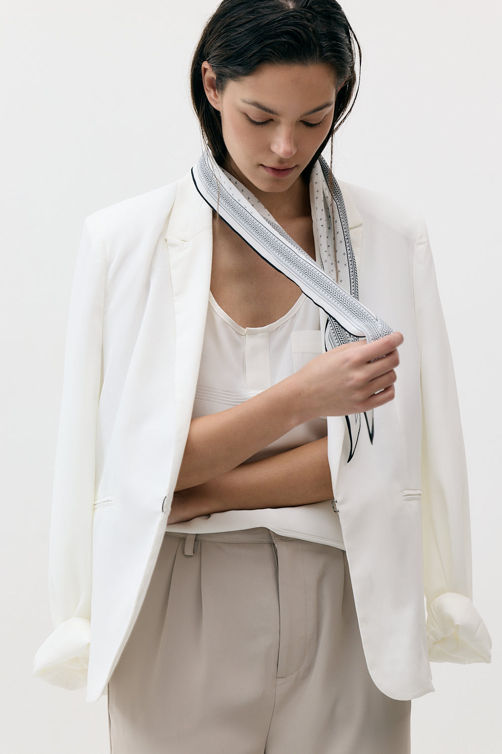SILK SPRING SCARF
