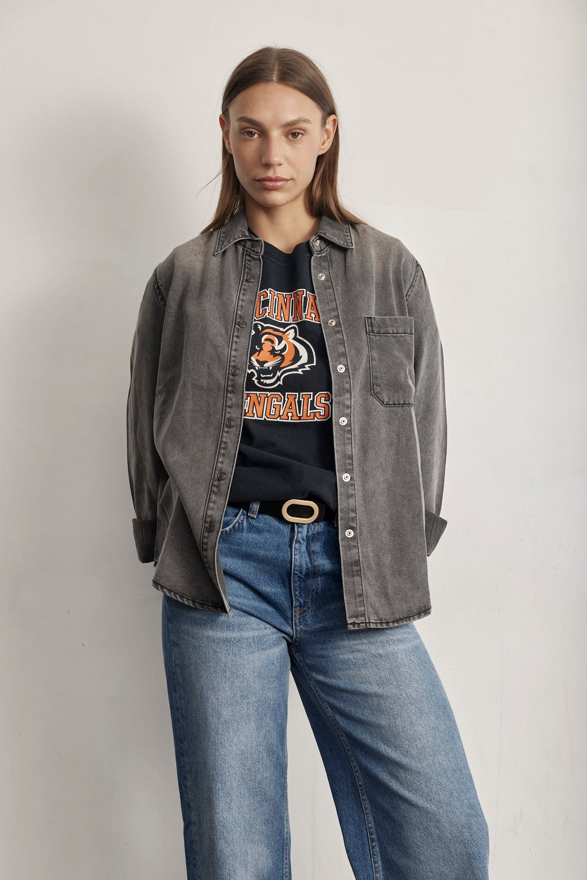 THE DENIM SNAPS SHIRT