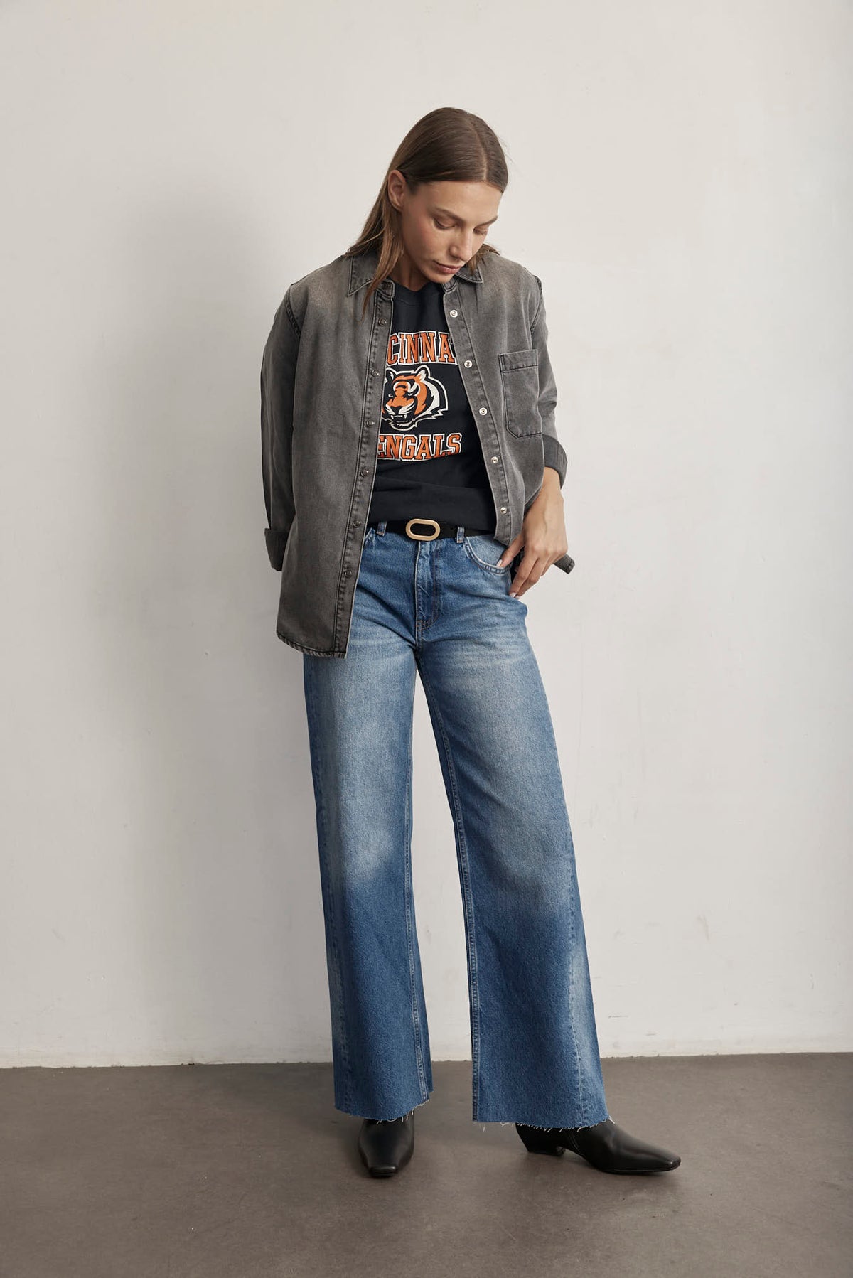 THE DENIM SNAPS SHIRT