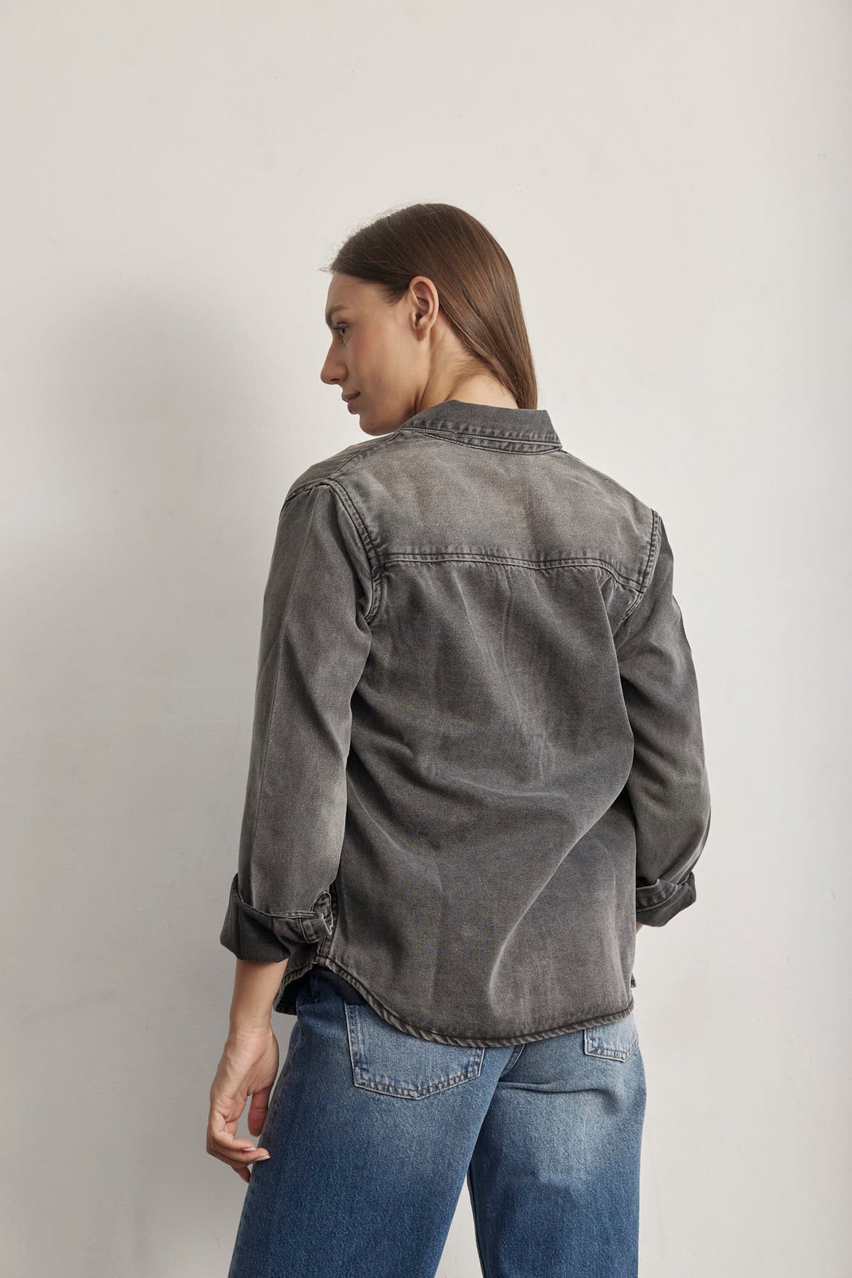 THE DENIM SNAPS SHIRT