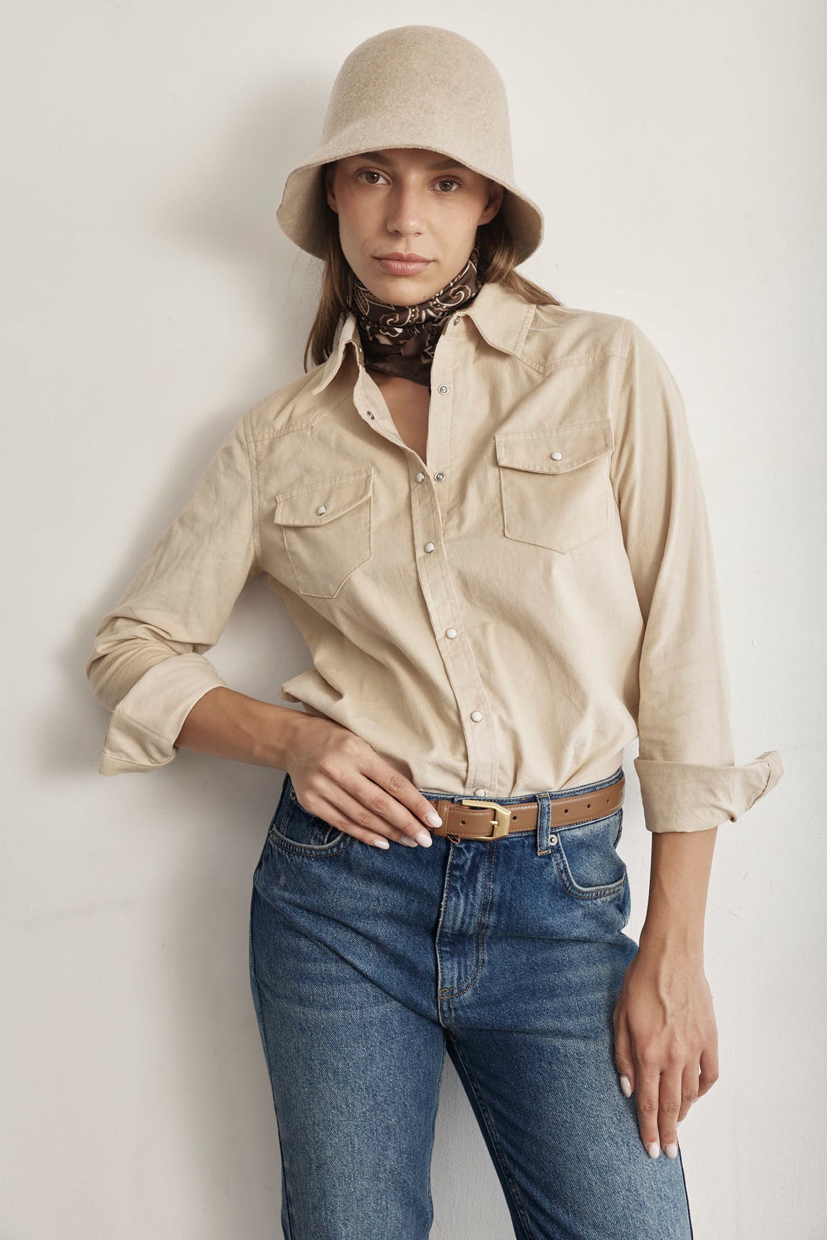 THE CORDEROY SNAPS SHIRT