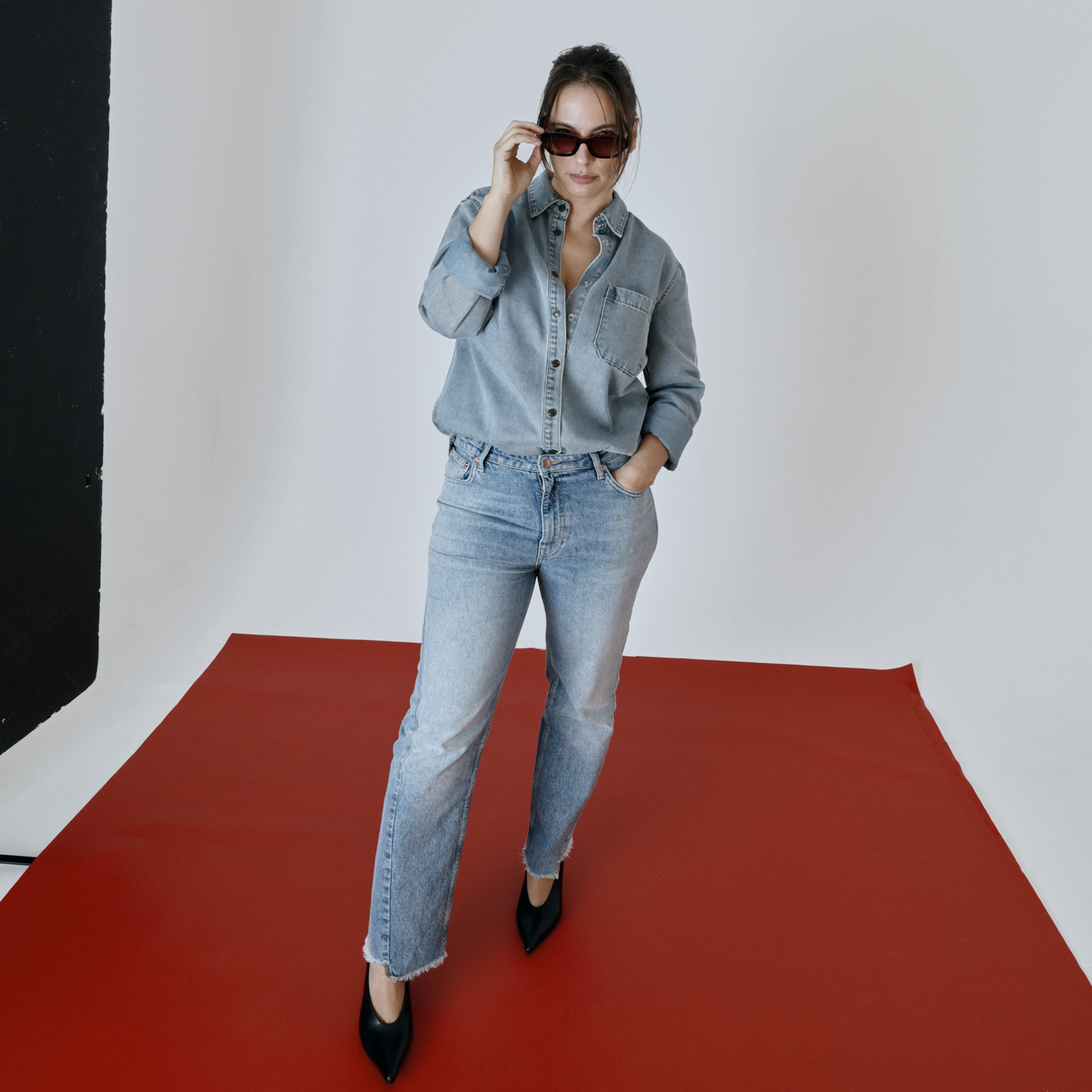 THE DENIM SNAPS SHIRT