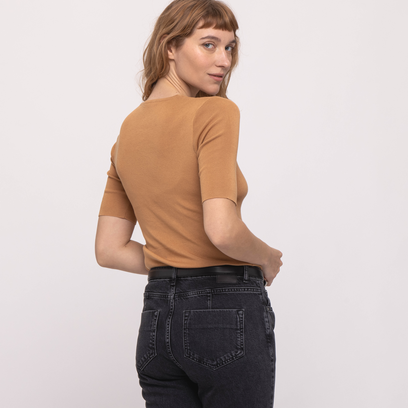 BASIC V NECK KNIT