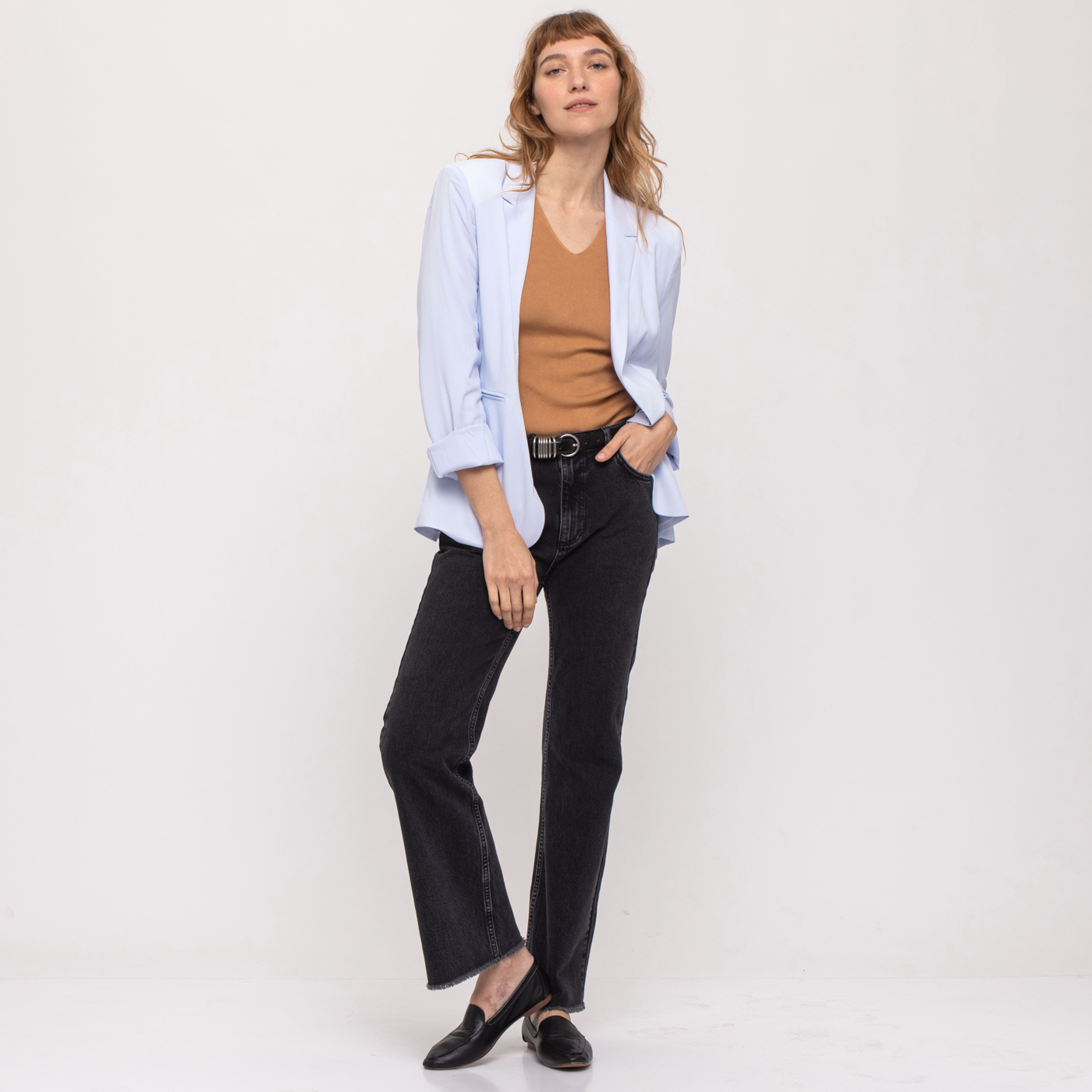 BASIC V NECK KNIT