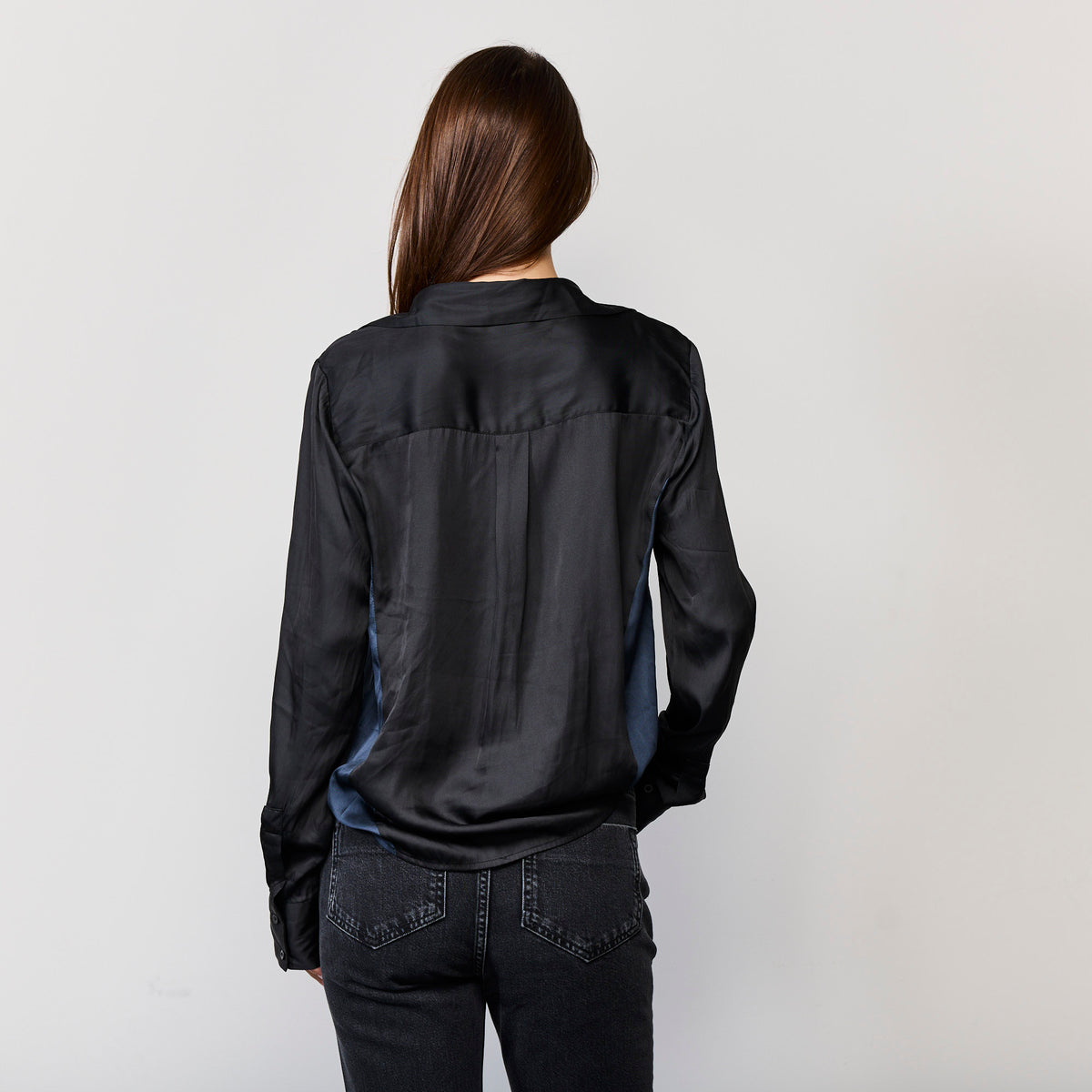CONTRAST PANEL SHIRT