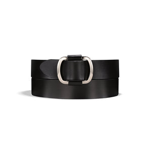 SQAURE SHINNY SIVER BUCKLE
