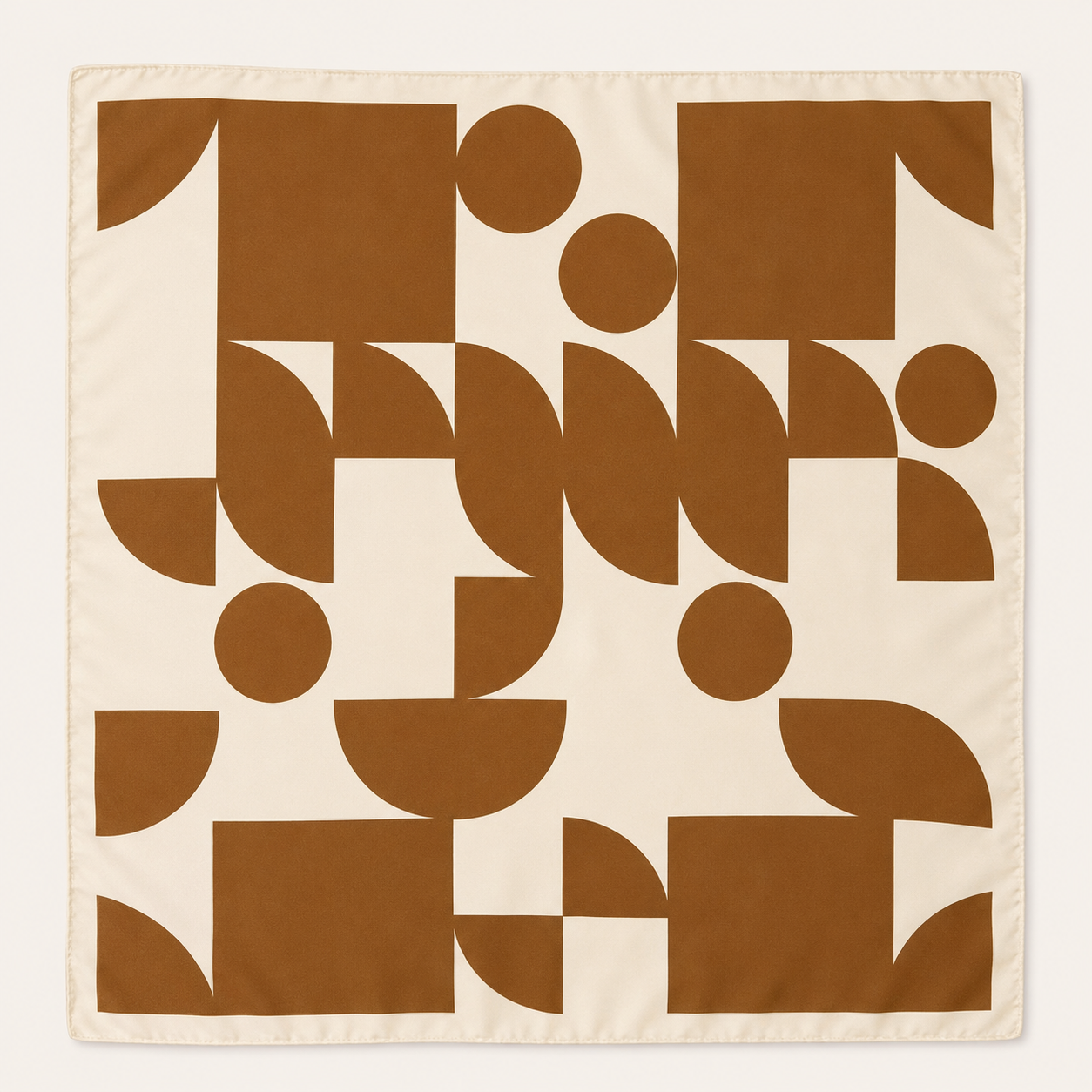 THE GEOMETRIC SQAURE SCARF