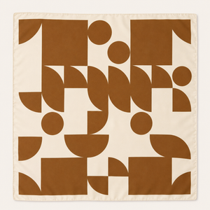 THE GEOMETRIC SQAURE SCARF
