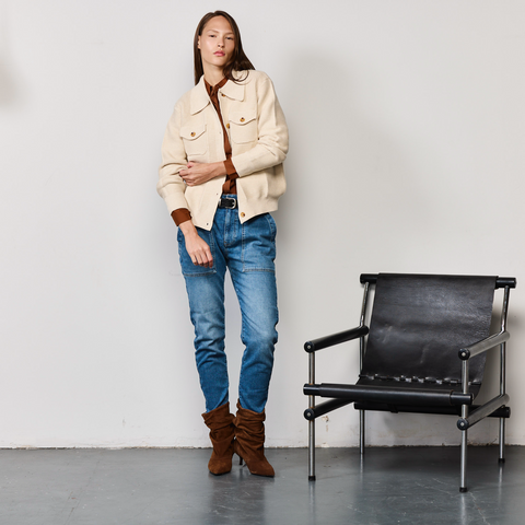 FITTED KNITTED JACKET