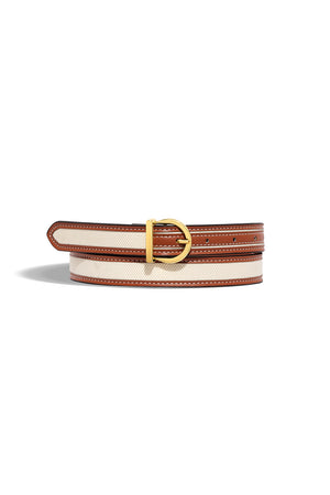 THE LEATHER & CANVAS BELT