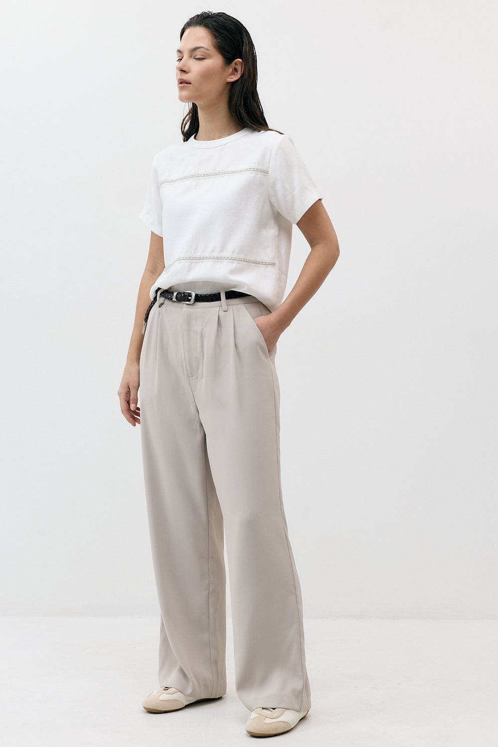 LOOSE WIDE LEG PANTS