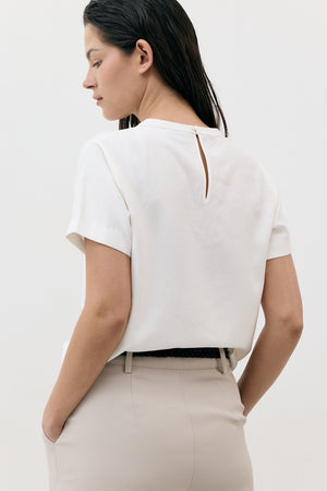 THE EMBROIDERY TRIM TOP