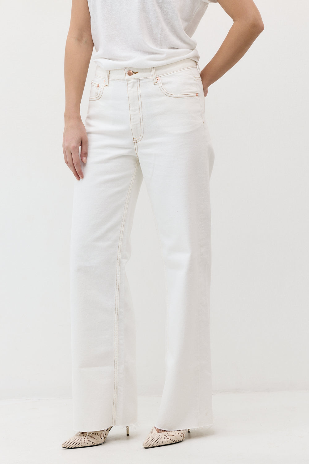 NOAM WHITE DENIM