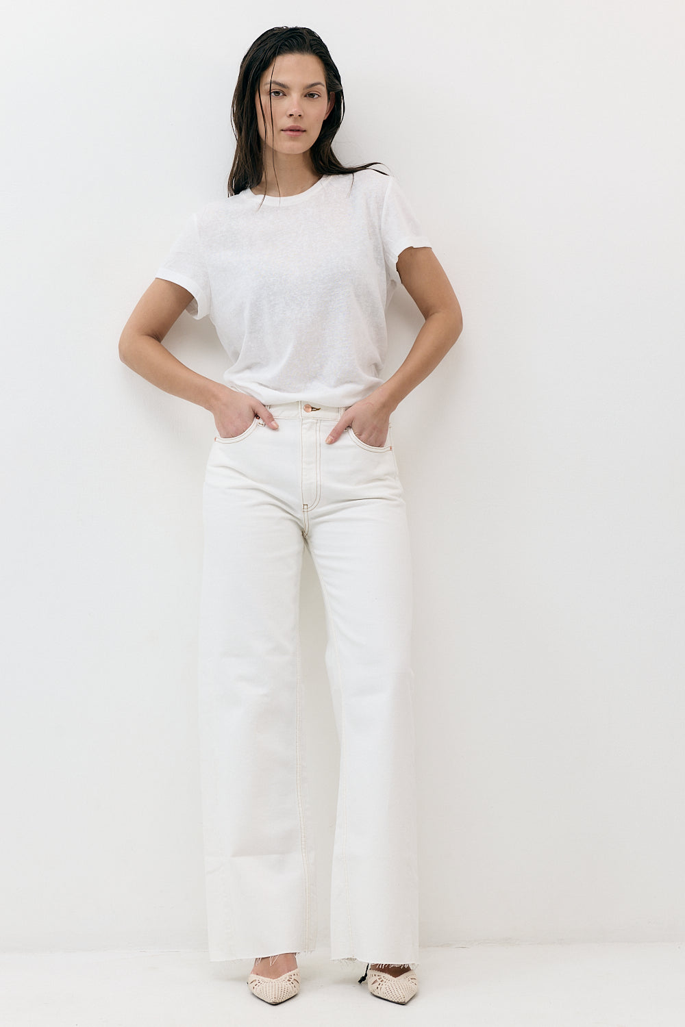 NOAM WHITE DENIM