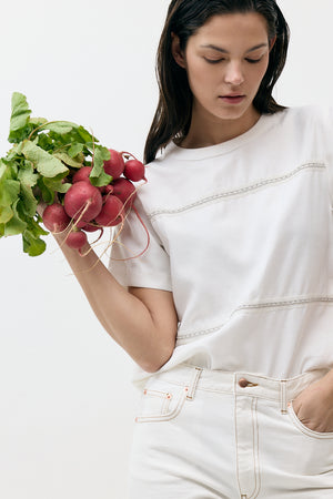 THE EMBROIDERY TRIM TOP