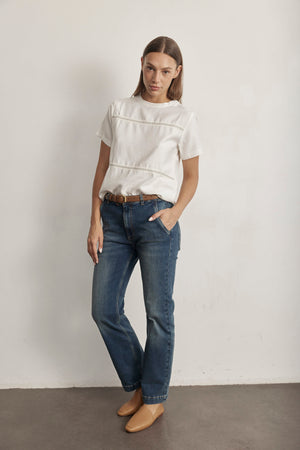 THE EMBROIDERY TRIM TOP
