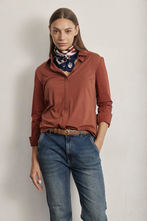 THE STRETCHY BUTTON UP SHIRT