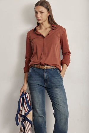 THE STRETCHY BUTTON UP SHIRT