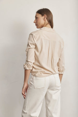 TRIM EMBROIDERY SHIRT