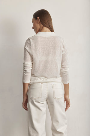 LINEN KNIT TOP