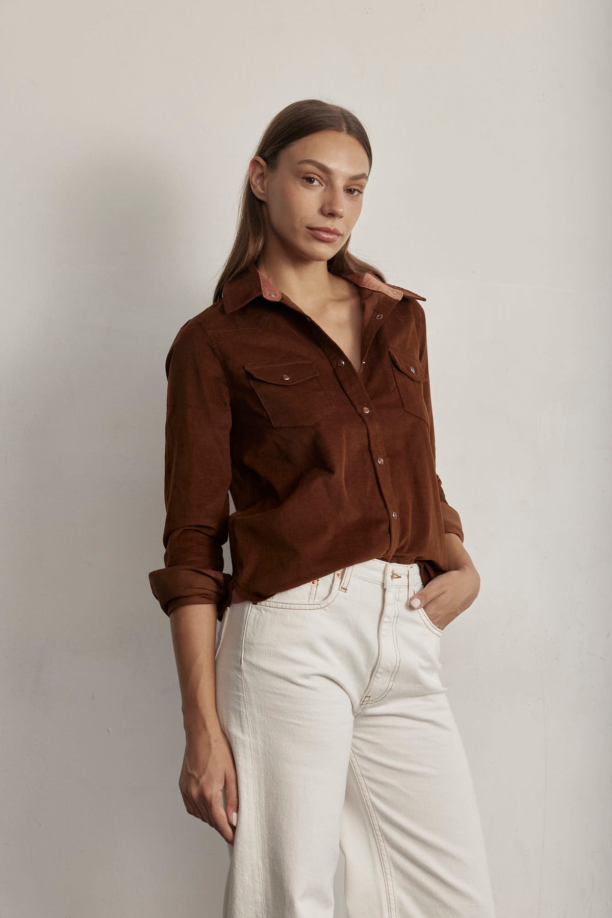 THE CORDEROY SNAPS SHIRT