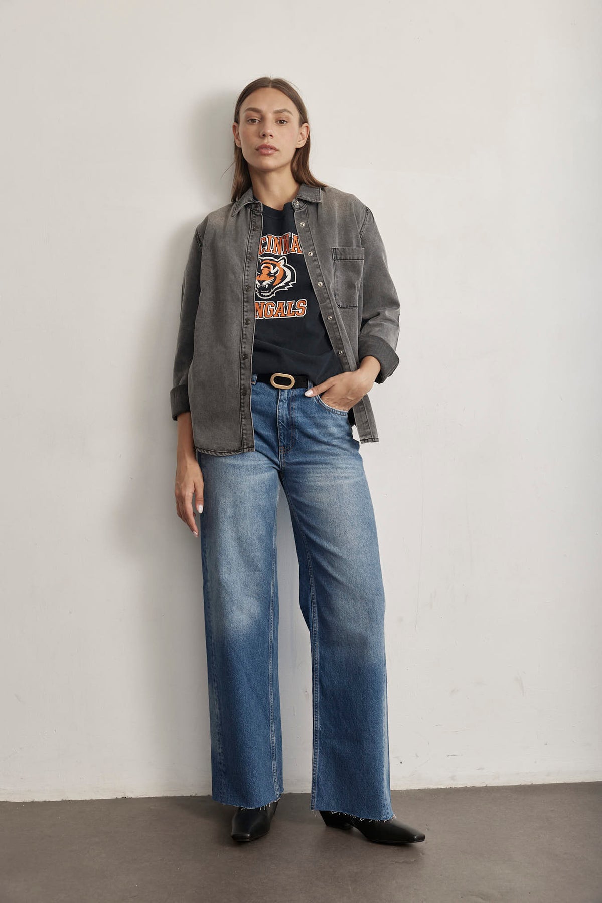 THE DENIM SNAPS SHIRT