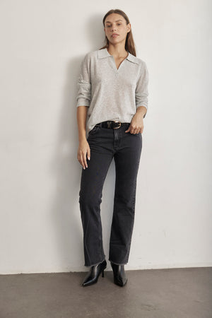 LINEN KNIT TOP