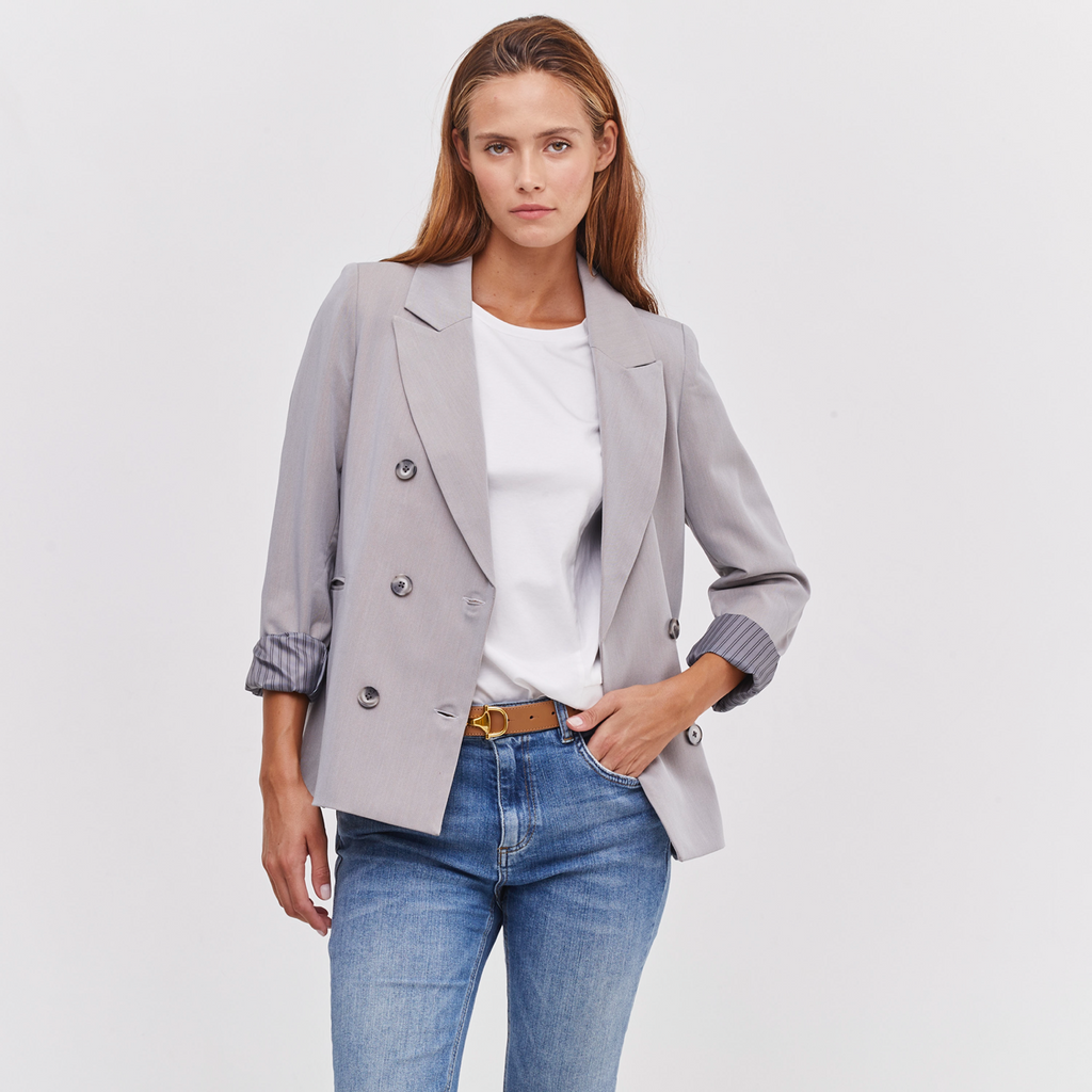 DOUBLE BREASTED BLAZER