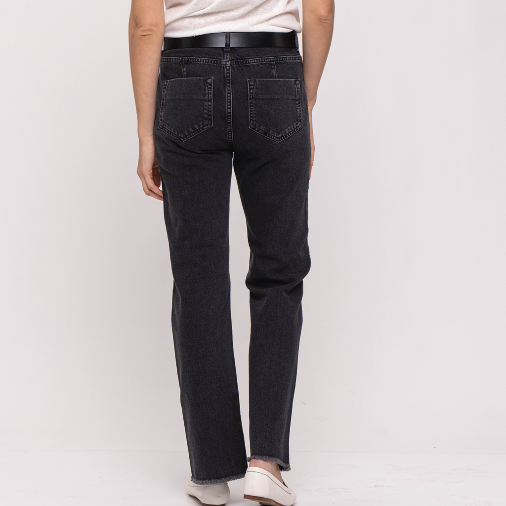 THE CROP HIGH WAIST DENIM