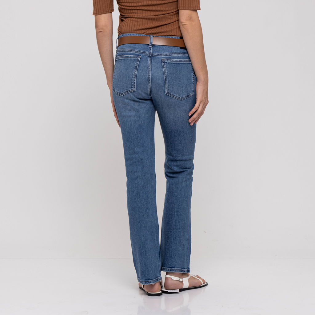 HIGH WAIST BOOT CUT DENIM