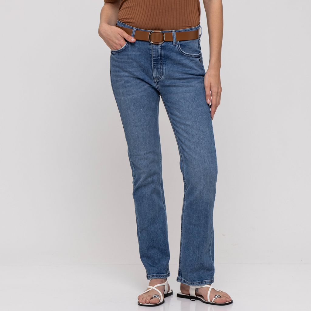HIGH WAIST BOOT CUT DENIM
