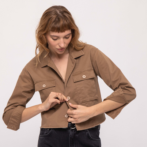 THE CROP 2 POCKETS JACKET