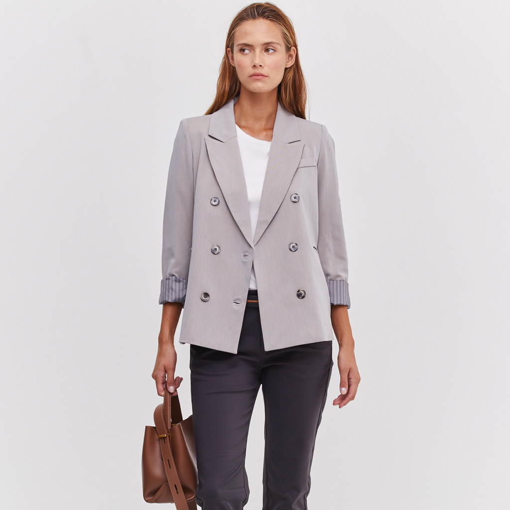 DOUBLE BREASTED BLAZER