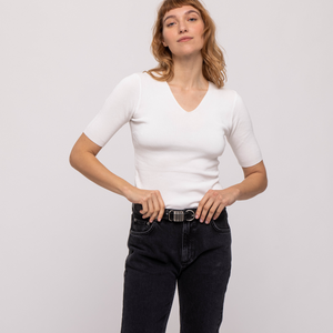 BASIC V NECK KNIT