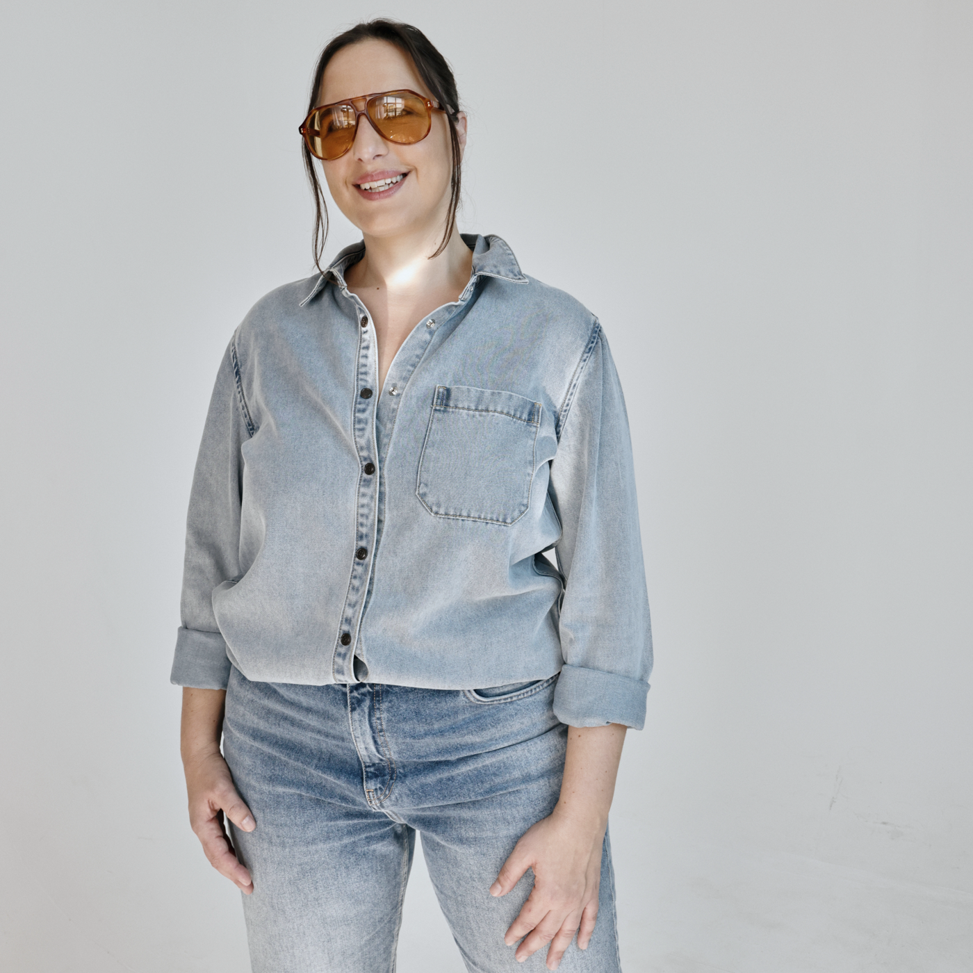 THE DENIM SNAPS SHIRT