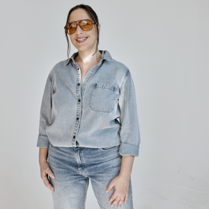 THE DENIM SNAPS SHIRT