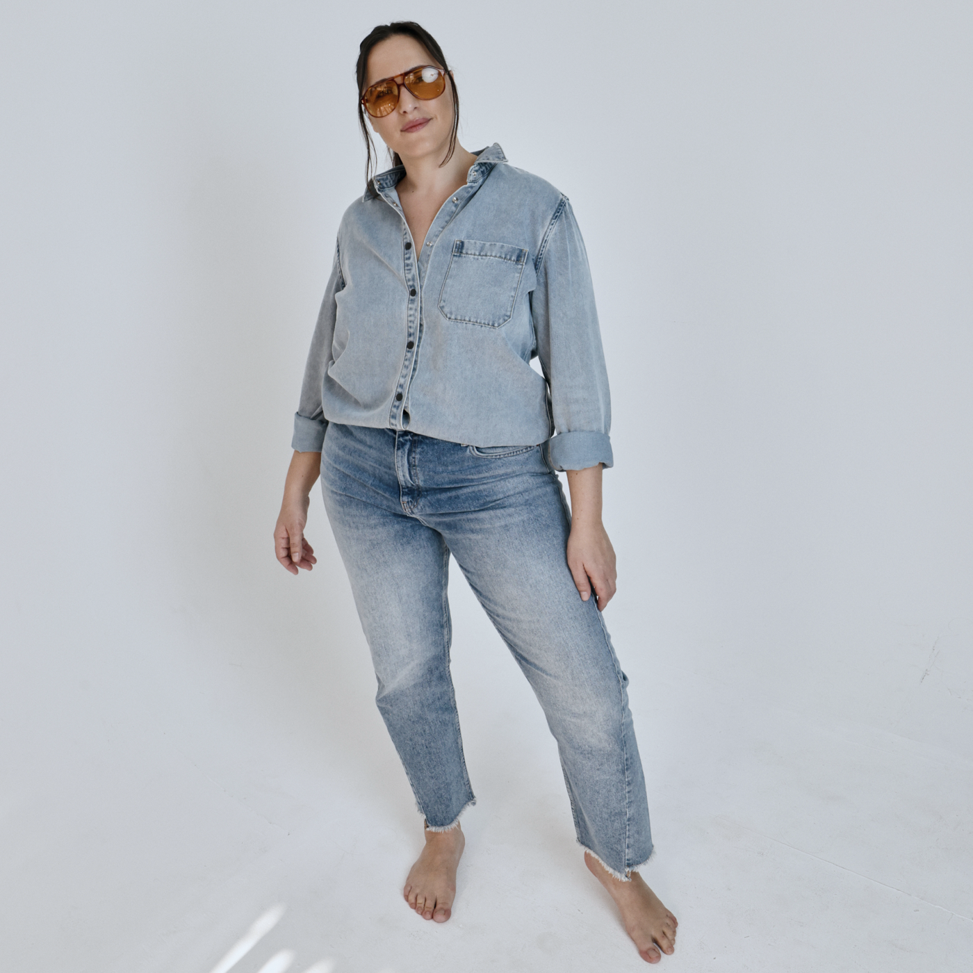 THE DENIM SNAPS SHIRT