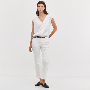 V NECK ESSENTIAL TOP