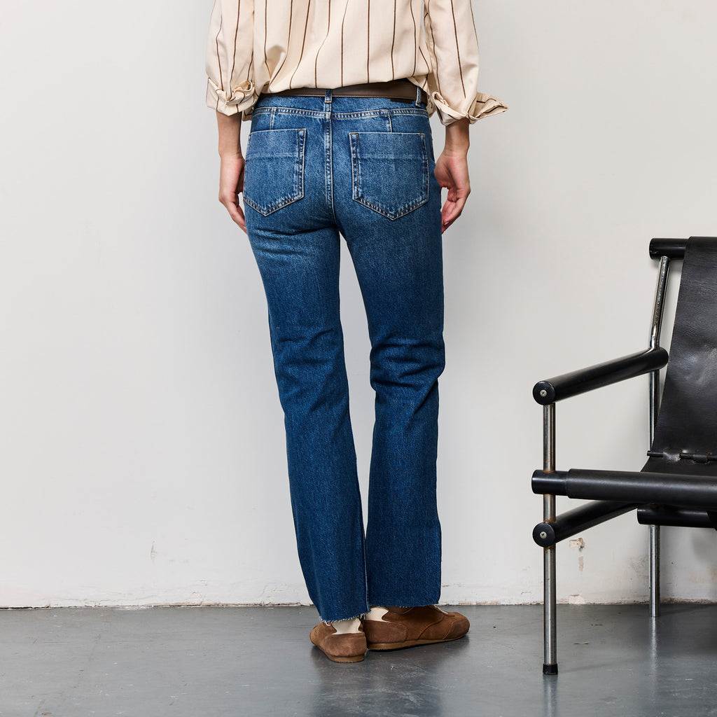 THE CROP HIGH WAIST DENIM