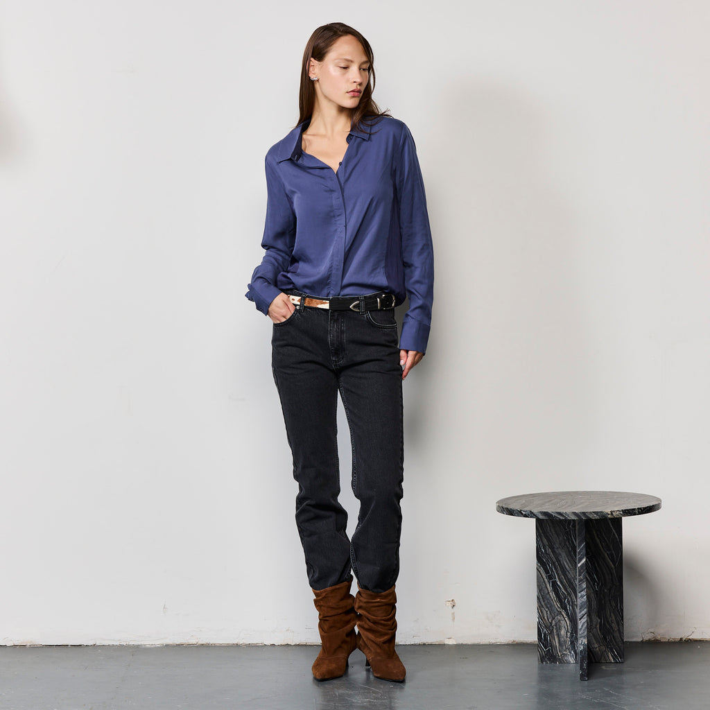 CONTRAST PANEL SHIRT