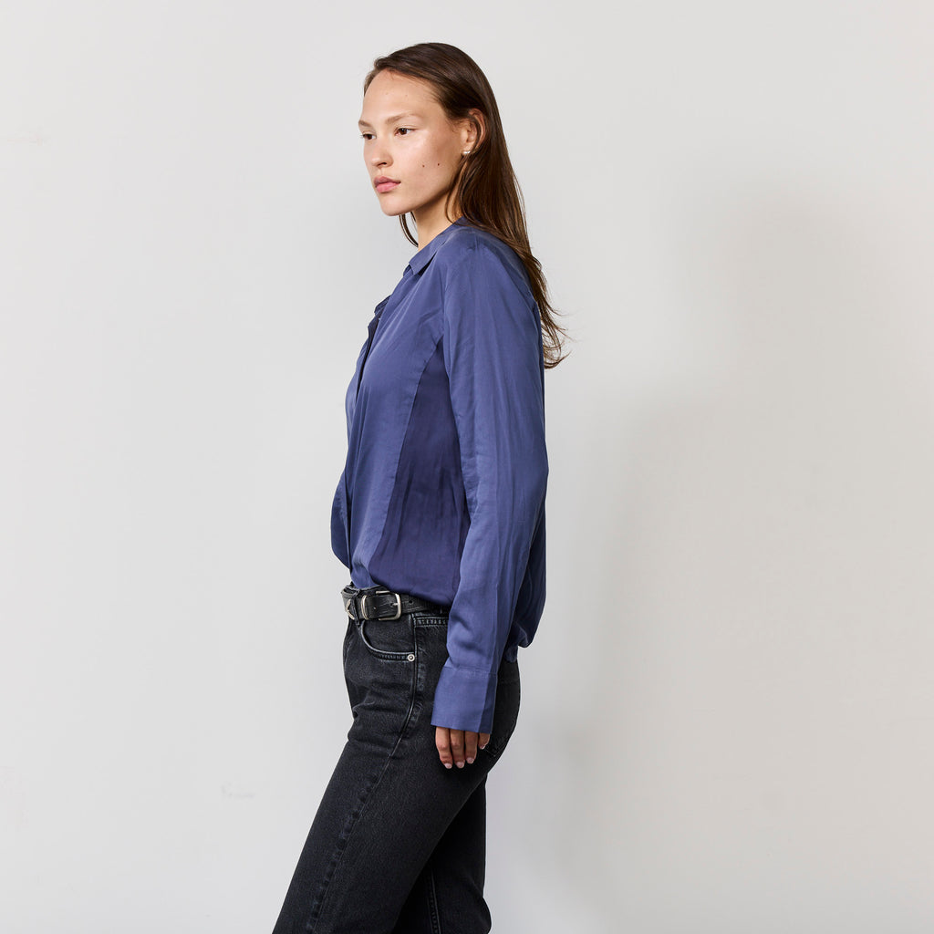 CONTRAST PANEL SHIRT