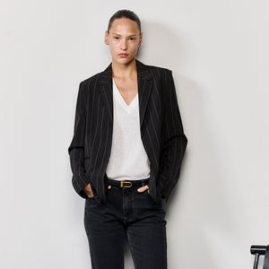 PINSTRIPE COOL FIT BLAZER