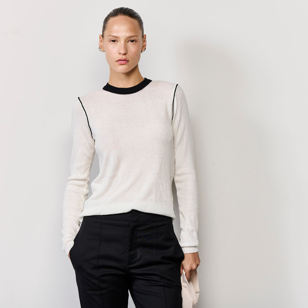 SUPER LIGHT CONTRAST KNIT