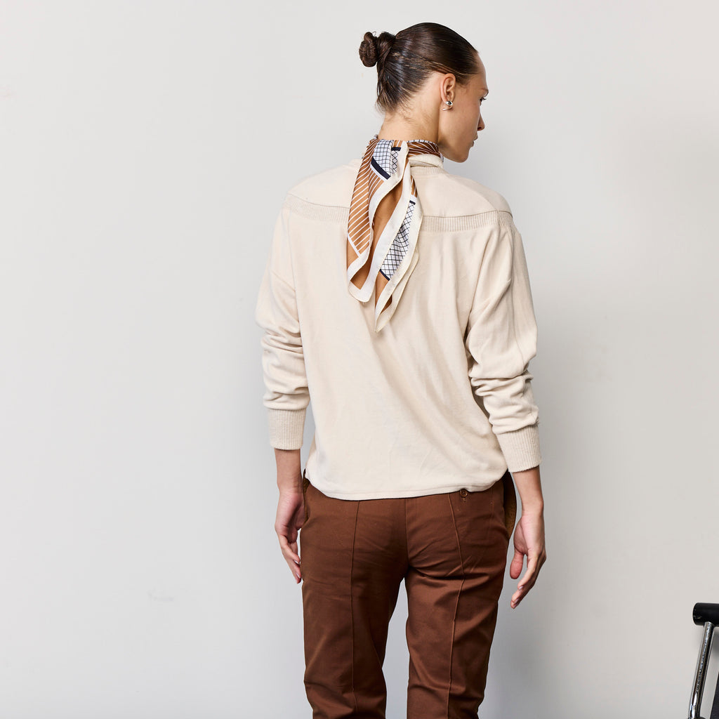 CASHMERE ZIPPER KNIT