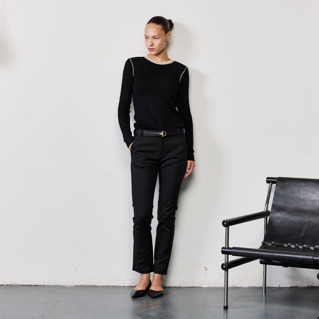 SUPER LIGHT CONTRAST KNIT