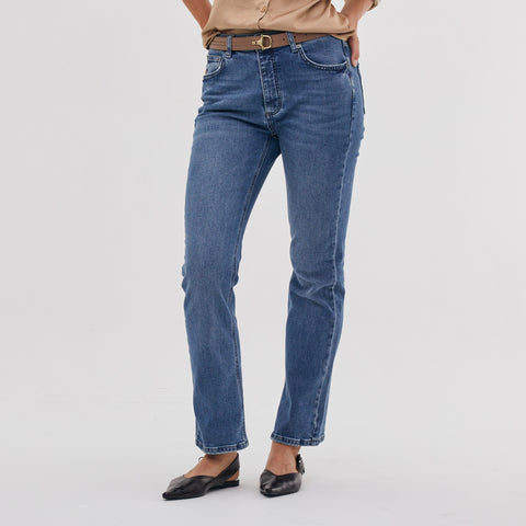 HIGH WAIST BOOT CUT DENIM