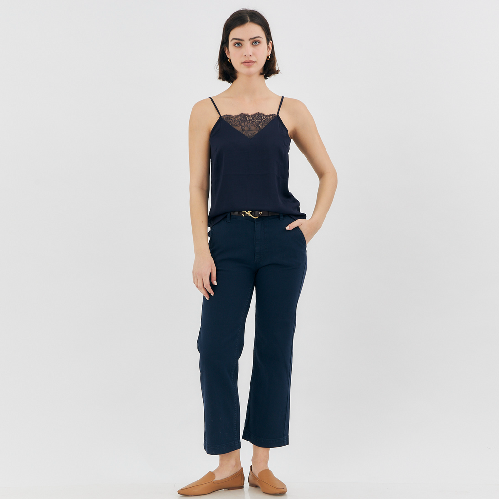 THE TRIANGLE LACE TOP