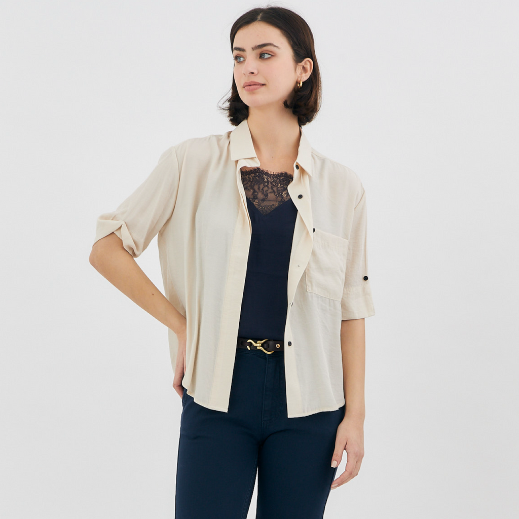 THE TRIANGLE LACE TOP