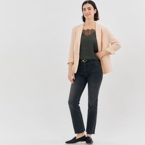 THE TRIANGLE LACE TOP