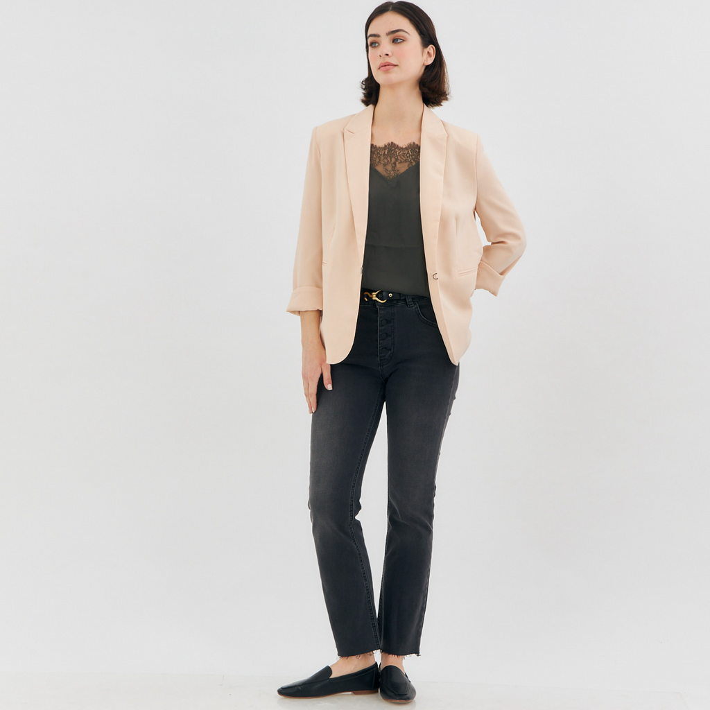 THE TRIANGLE LACE TOP